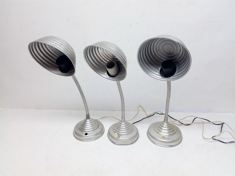 lampara sobremesa oficina flexo 50s metal rosca e27 34x14.5x28 3u